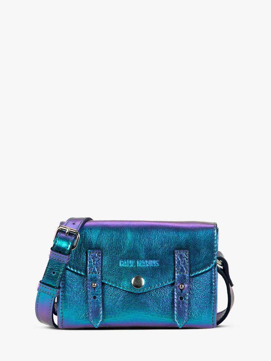 photo-vue-de-face-sac-bandouliere-cuir-femme-bleu-le-mini-indispensable-scarabee-paul-marius-w08s-p-blu