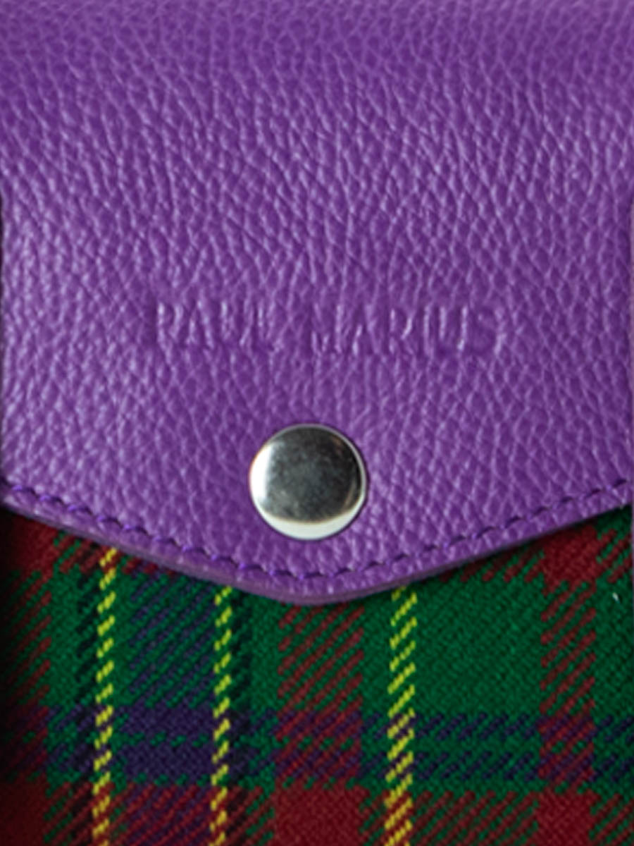 photo-focus-matiere-mini-sac-bandouliere-cuir-tissu-tartan-lemini-indispensable-versus-paul-marius-w08s-sco-gr-p