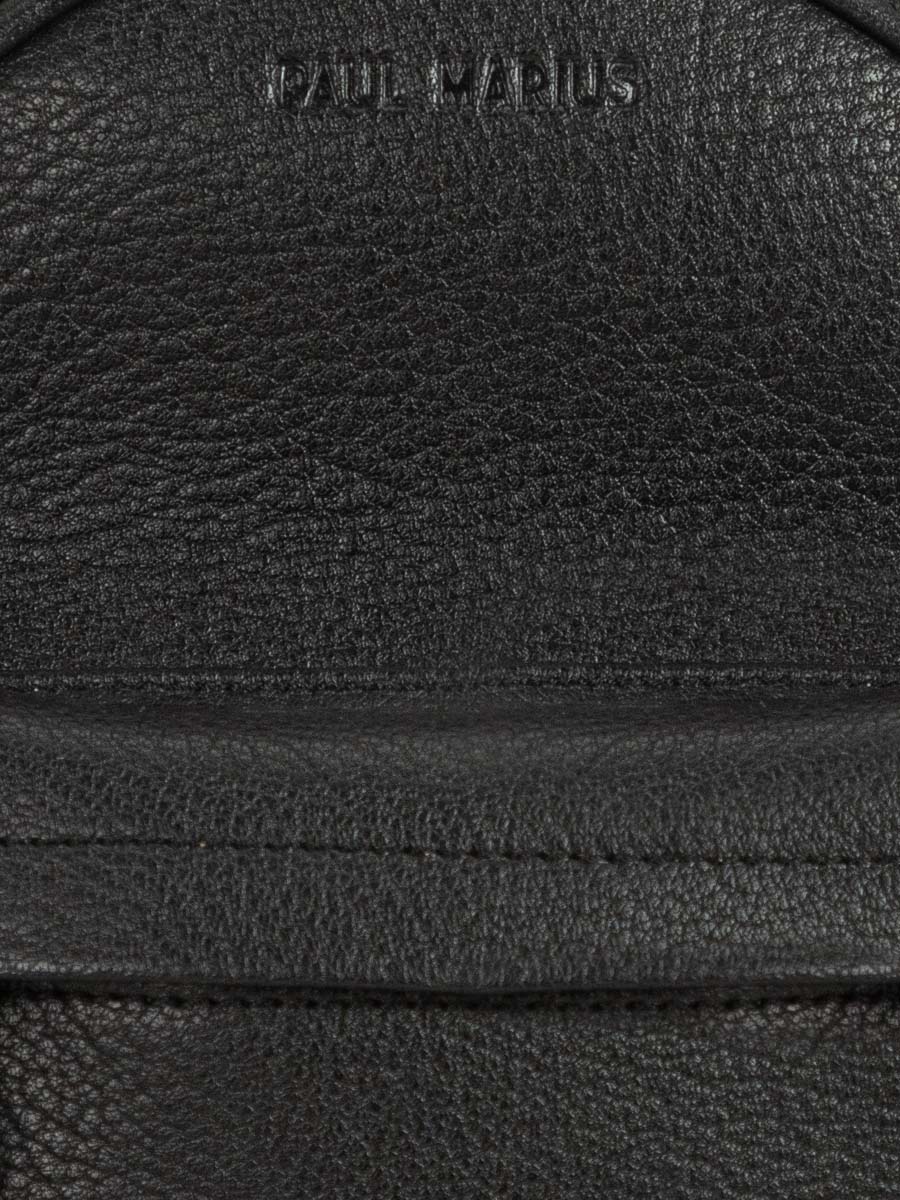 photo-vue-zoom-matiere-petit-sac-a-dos-cuir-femme-noir-lemini-intrepide-noir-paul-marius-m37s-b