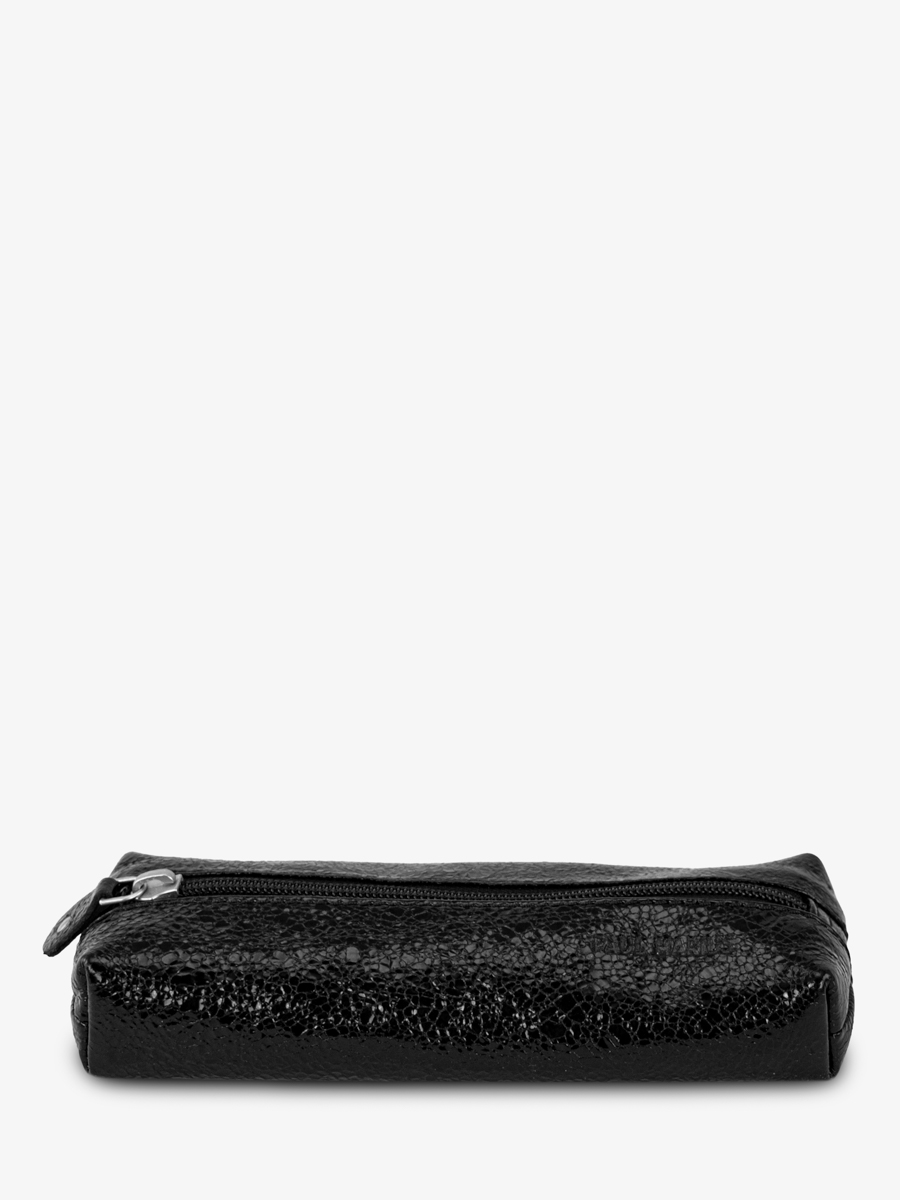 trousse-stylo-ecolier-noir-scintillant-leplumier-eclipse-vue-face-m57-m-b