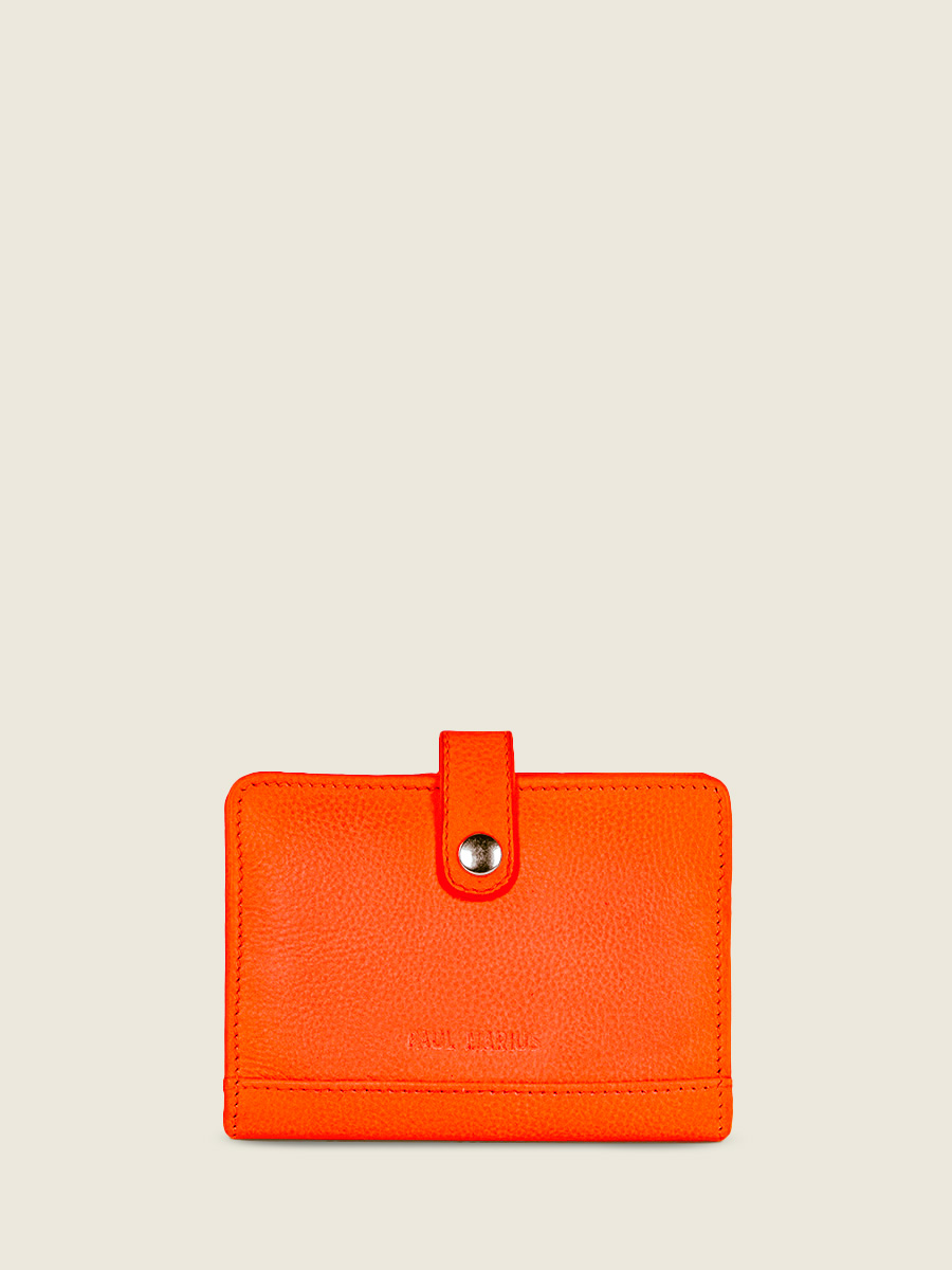 photo-vue-cote-portefeuille-cuir-orange-leportefeuille-jeanne-neon-paul-marius-m34-ne-o