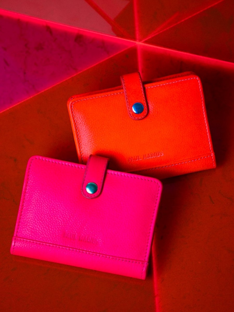 photo-vue-face-portefeuille-cuir-orange-leportefeuille-jeanne-neon-paul-marius-m34-ne-o