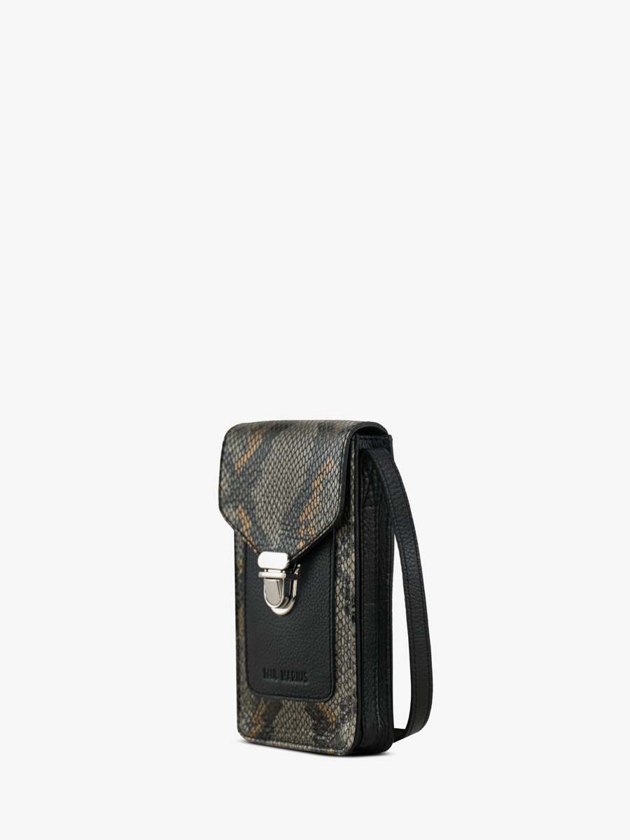 sac-telephone-cuir-leporte-telephone-python-gris-noir-vue-cote-m88-p-gre-b
