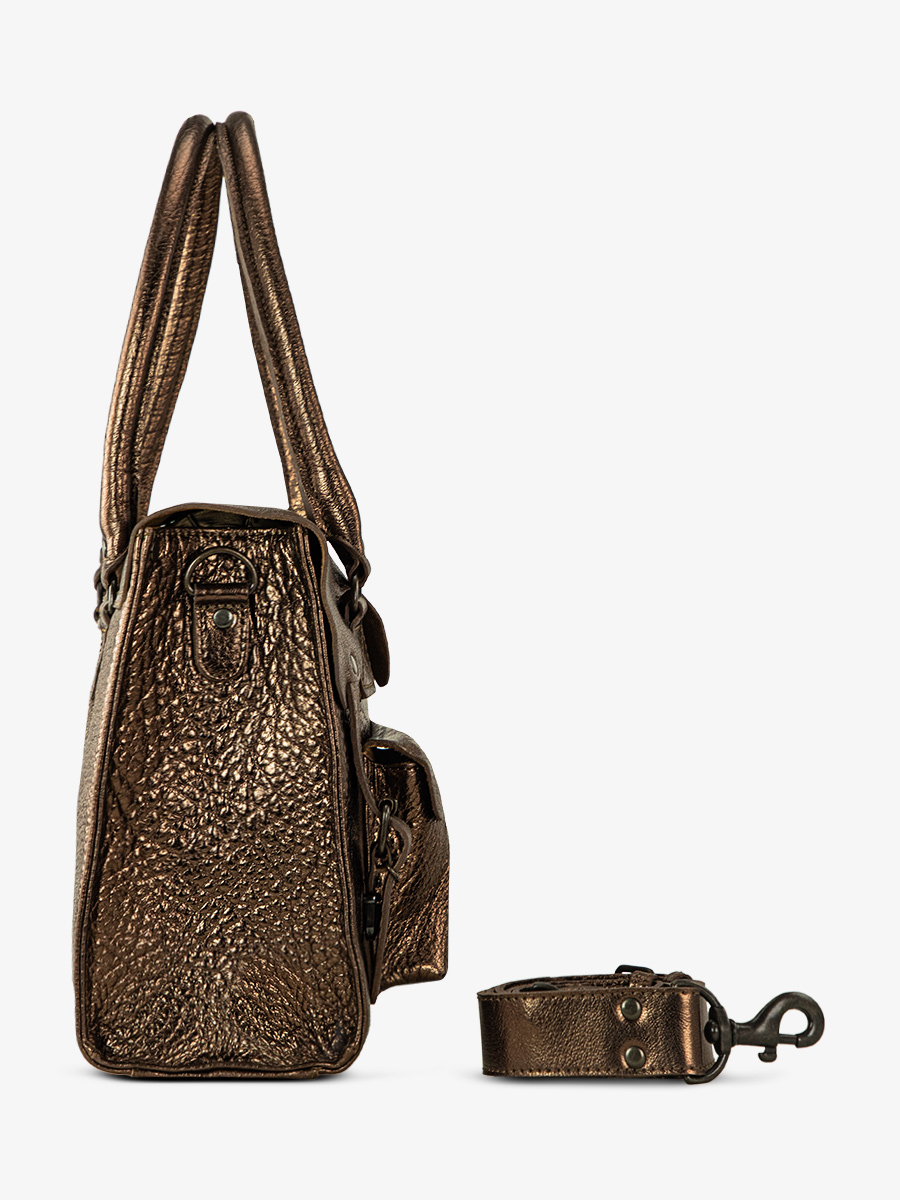 photo-vue-de-cote-sac-bandouliere-cuir-femme-cuivre-lerive-gauche-m-cuivre-paul-marius-w01m-c