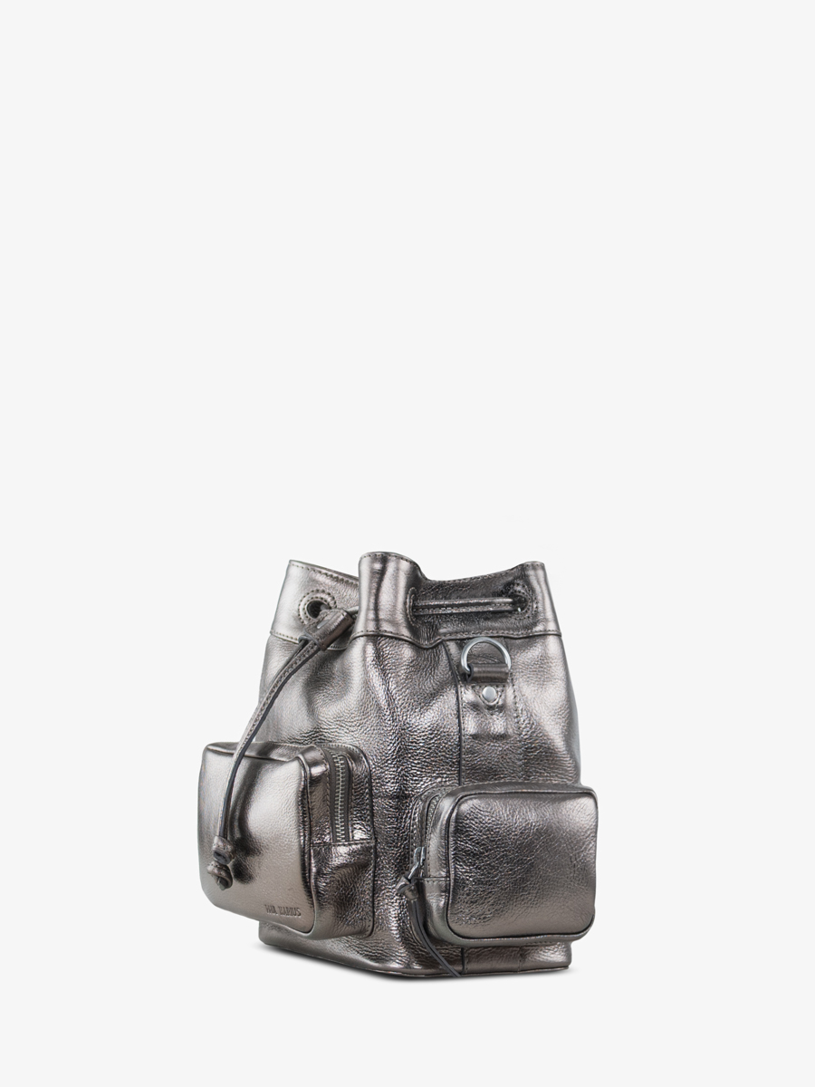 sac-seau-cuir-argente-leseau-90s-acier-vue-cote-w57-b