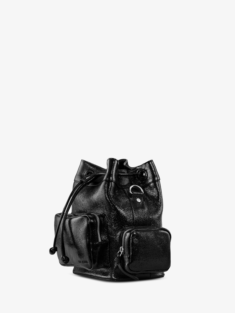 sac-seau-noir-scintillant-cuir-leseau-90s-eclipse-vue-cote-w57-m-b