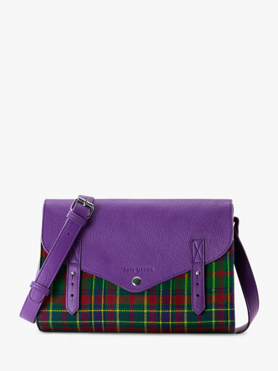 photo-vue-face-sac-bandouliere-cuir-tissu-tartan-lindispensable-versus-paul-marius-w08-sco-gr-p