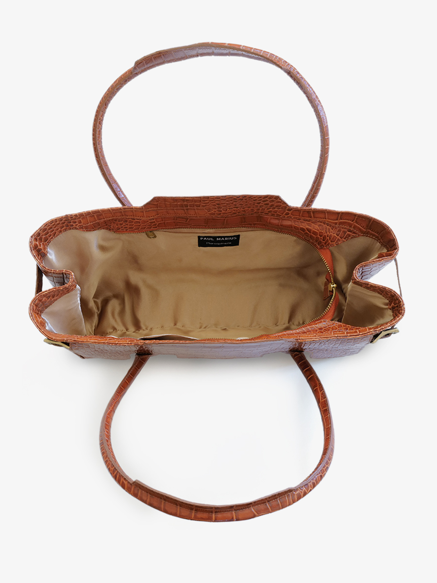 photo-interieur-sac-main-cuir-femme-madeleine-alligator-marron-paul-marius-w31-a-l