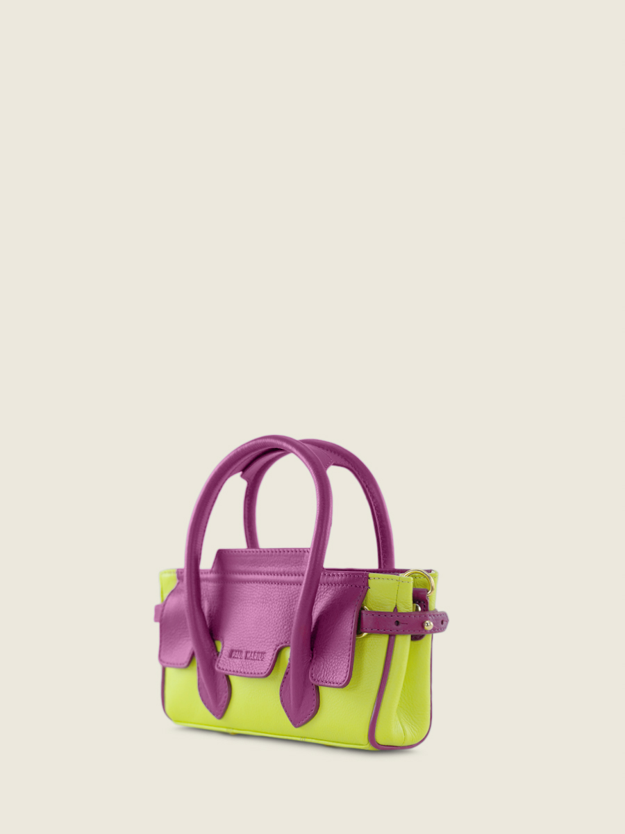 photo-vue-cote-mini-sac-a-main-cuir-vert-violet-madeleine-xs-sorbet-pomme-cassis-paul-marius-w31xs-sb-lgr-p