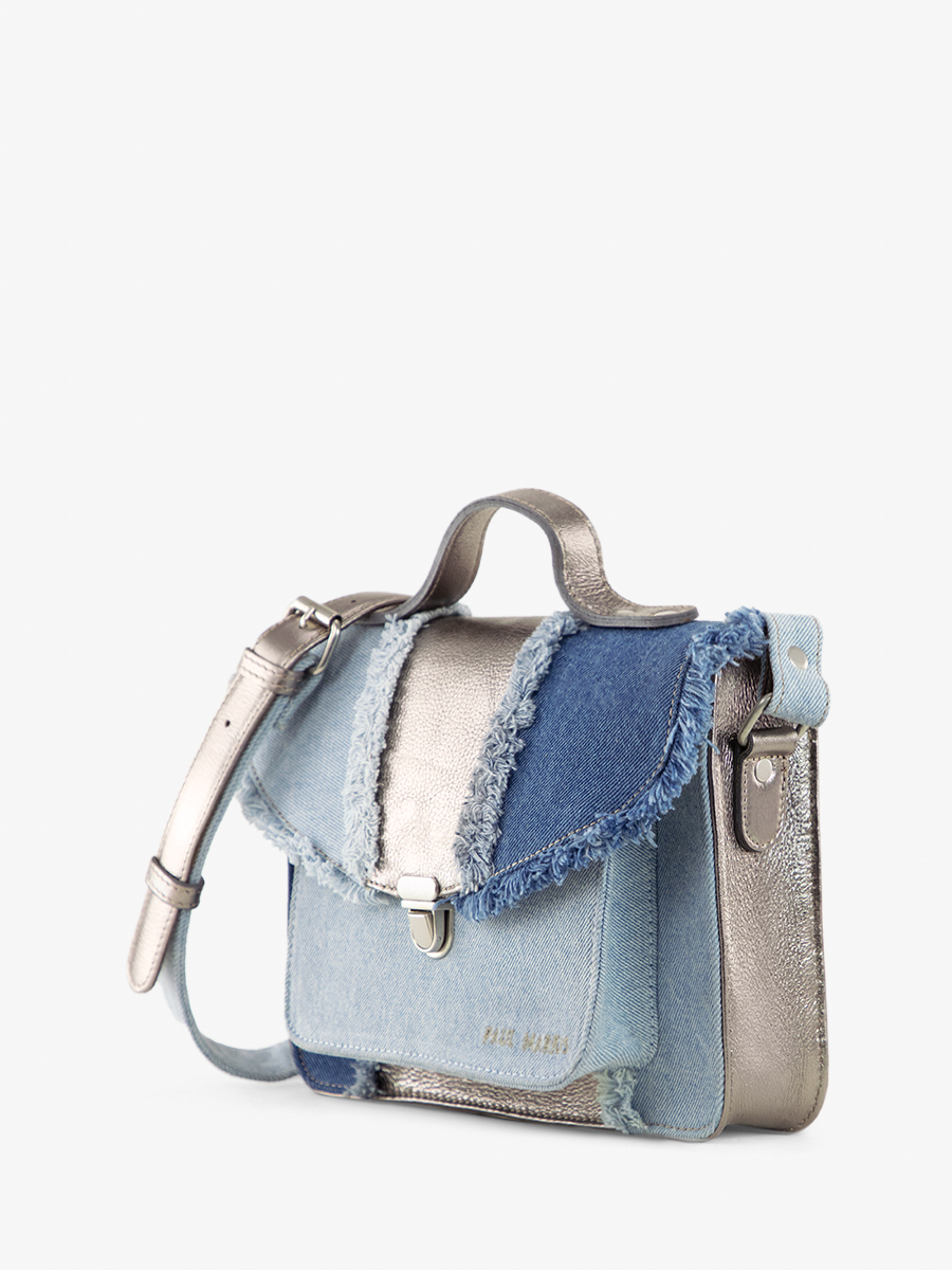 photo-vue-de-dos-sac-main-cuir-jean-argente-femme-mademoiselle-george-denim-acier-paul-marius-w05-gm-denim