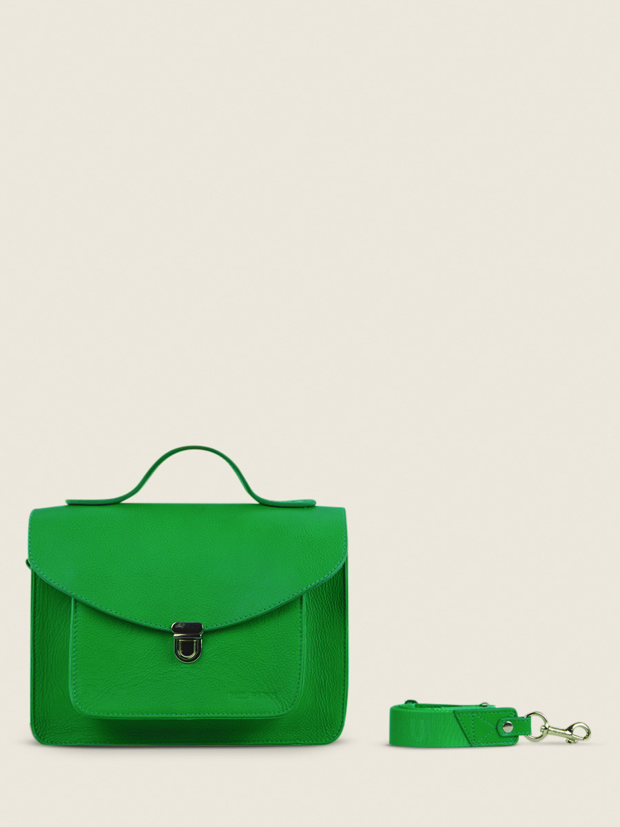 Sac a main vert fluo store