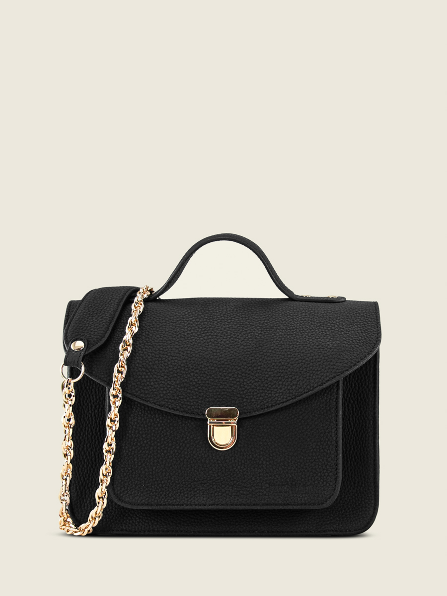 sac-bandouliere-cuir-mademoiselle-george-n2-noir-charbon-vue-face-w105-bm-b