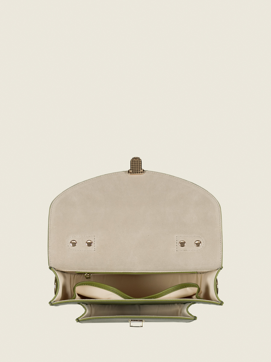 sac-bandouliere-cuir-mademoiselle-george-n2-vert-olive-vue-interieure-w105-gr-o