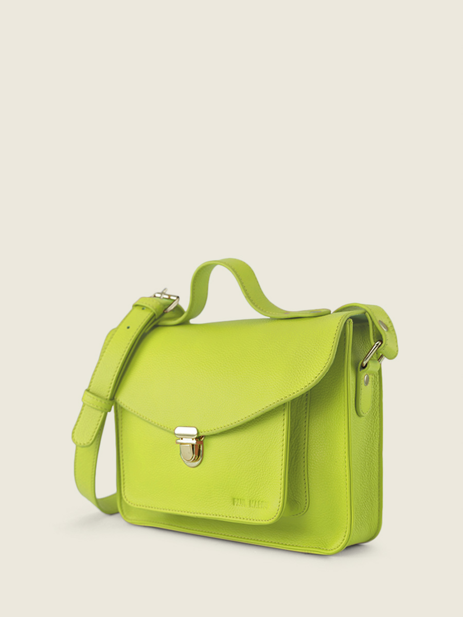 photo-vue-cote-sac-bandouliere-cuir-vert-mademoiselle-george-sorbet-pomme-paul-marius-w05-sb-lgr