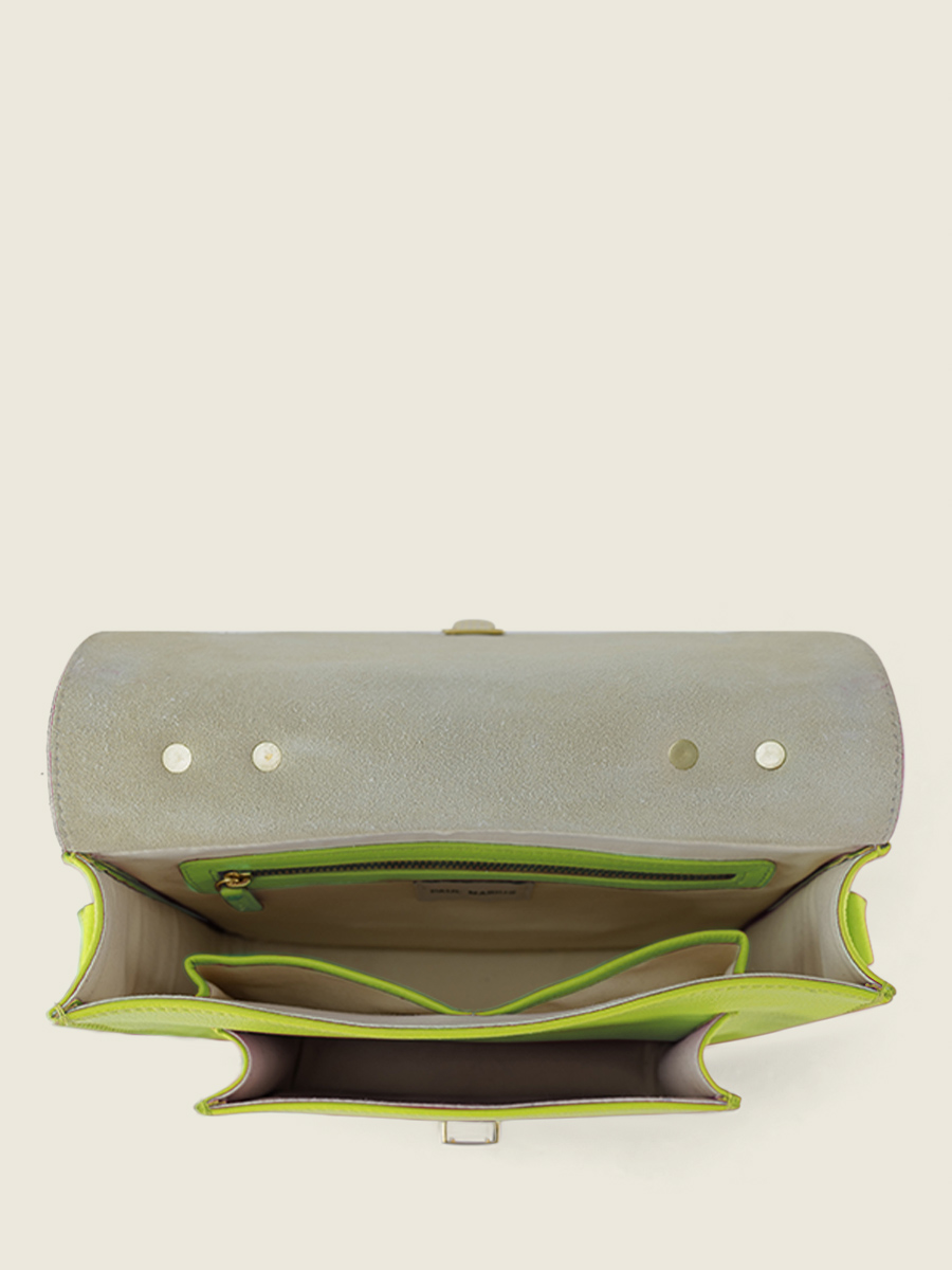 photo-vue-interieure-sac-bandouliere-cuir-vert-mademoiselle-george-sorbet-pomme-paul-marius-w05-sb-lgr