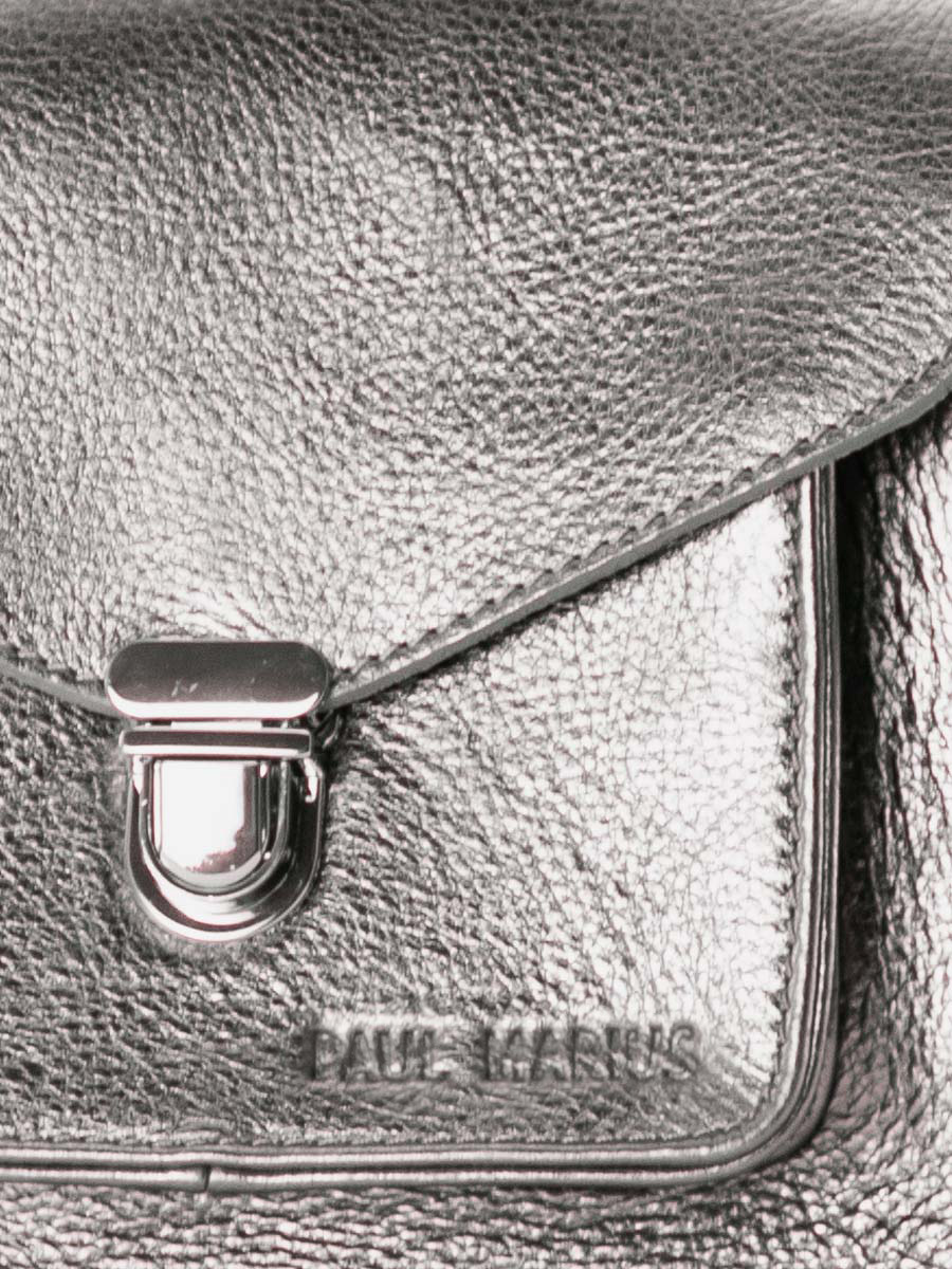 photo-focus-matiere-sac-main-cuir-argente-mademoiselle-george-xs-acier-paul-marius-w05xs-gm