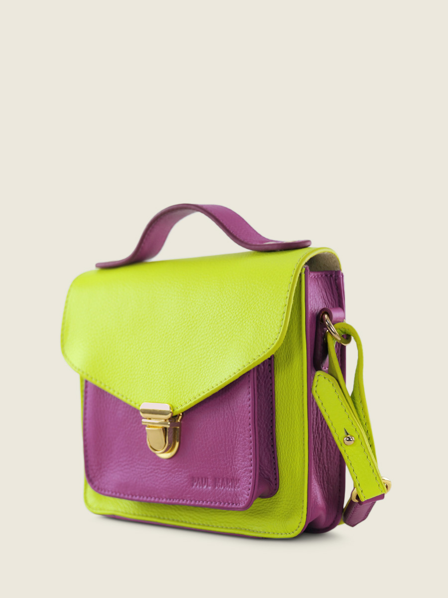 photo-vue-dos-mini-sac-bandouliere-cuir-vert-violet-mademoiselle-george-xs-sorbet-pomme-cassis-paul-marius-w05xs-sb-lgr-p