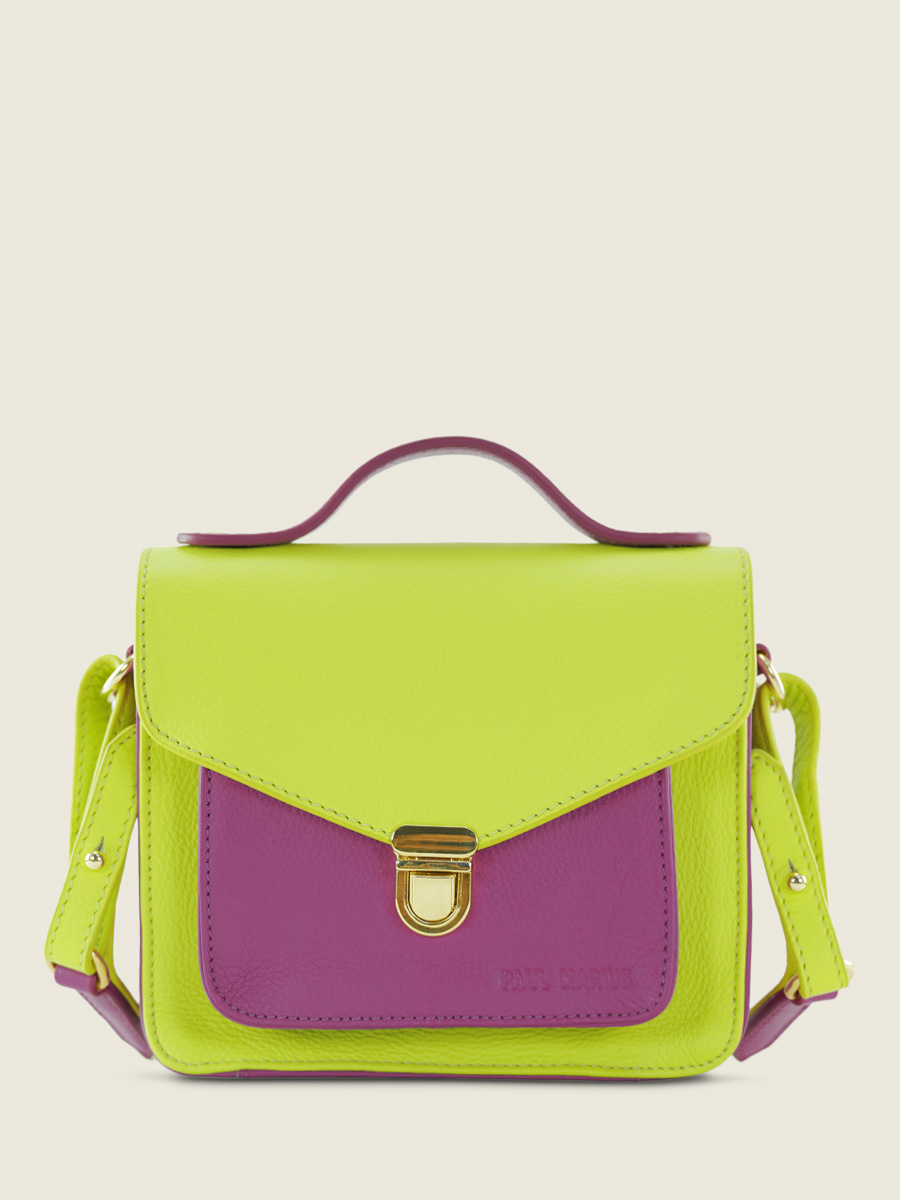 photo-vue-cote-mini-sac-bandouliere-cuir-vert-violet-mademoiselle-george-xs-sorbet-pomme-cassis-paul-marius-w05xs-sb-lgr-p