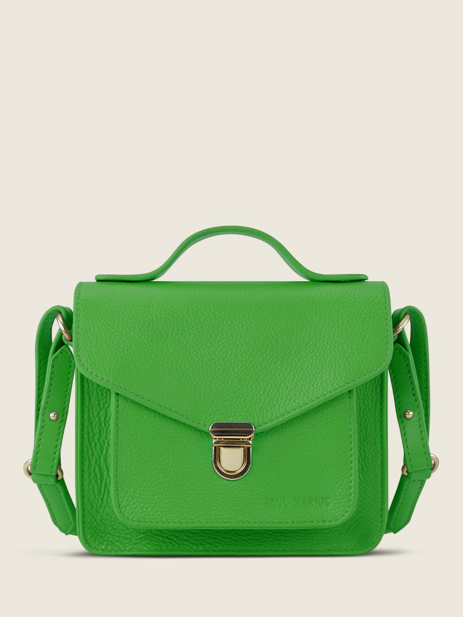 photo-vue-face-mini-sac-bandouliere-cuir-vert-mademoiselle-george-xs-sorbet-kiwi-paul-marius-w05xs-sb-gr