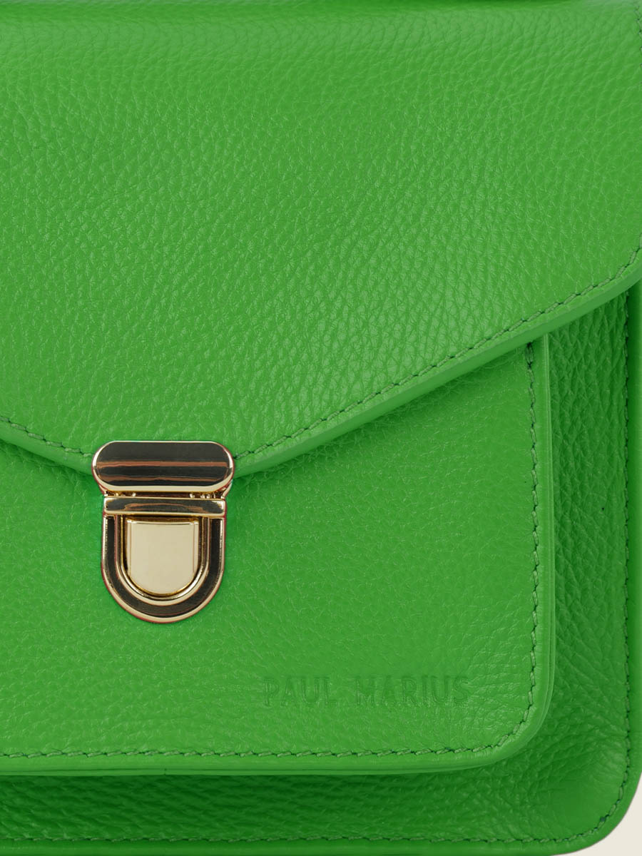 photo-focus-matiere-mini-sac-bandouliere-cuir-vert-mademoiselle-george-xs-sorbet-kiwi-paul-marius-w05xs-sb-gr