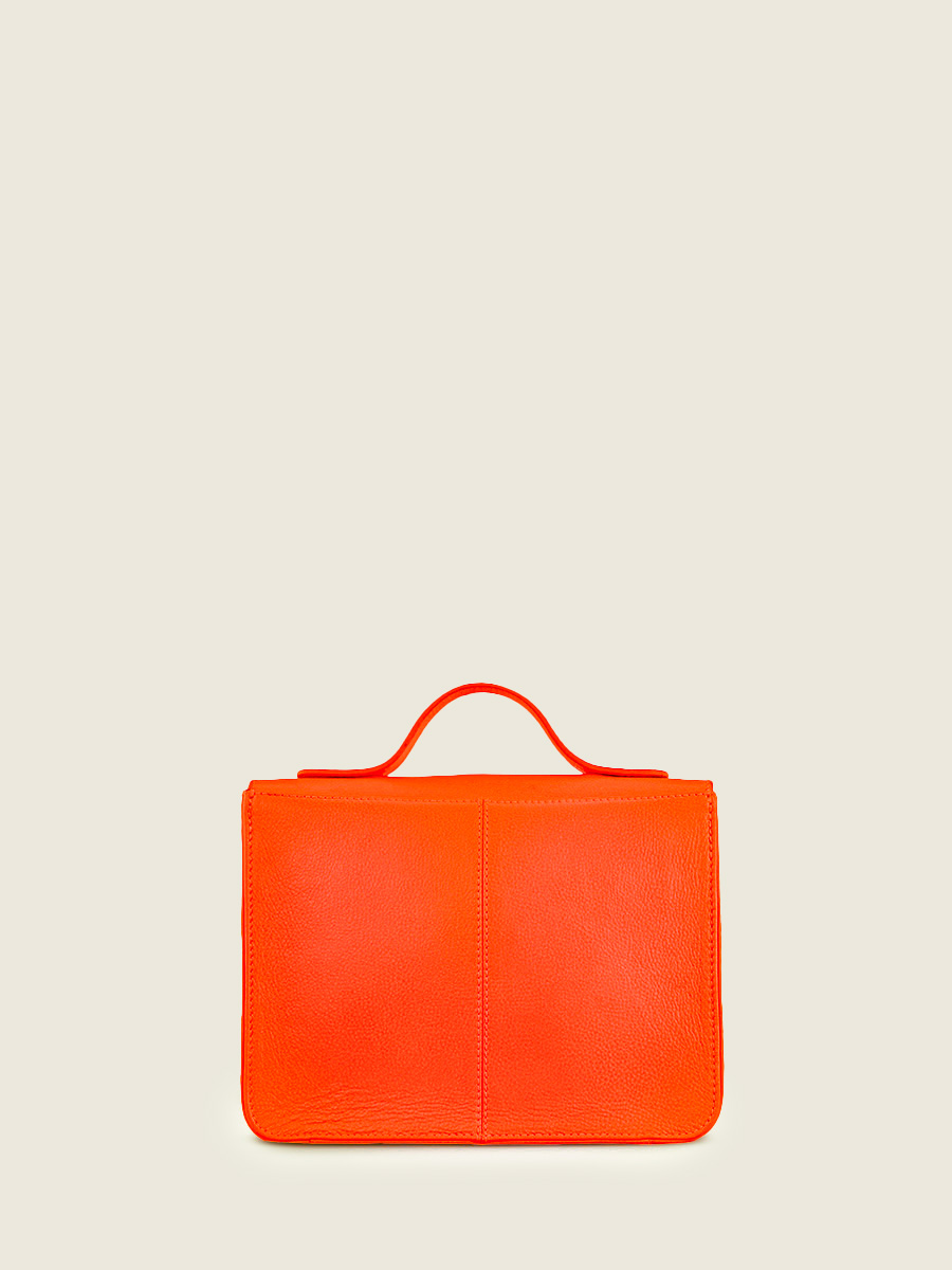 photo-vue-dos-sac-main-cuir-orange-mademoiselle-george-neon-paul-marius-w05-ne-o