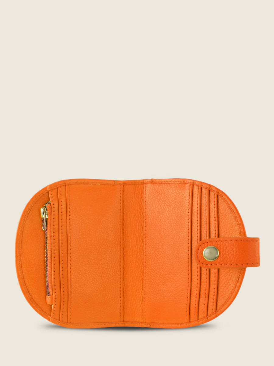 photo-vue-interieure-portefeuille-cuir-orange-leportefeuille-manon-n2-sorbet-mangue-paul-marius-m33-sb-o