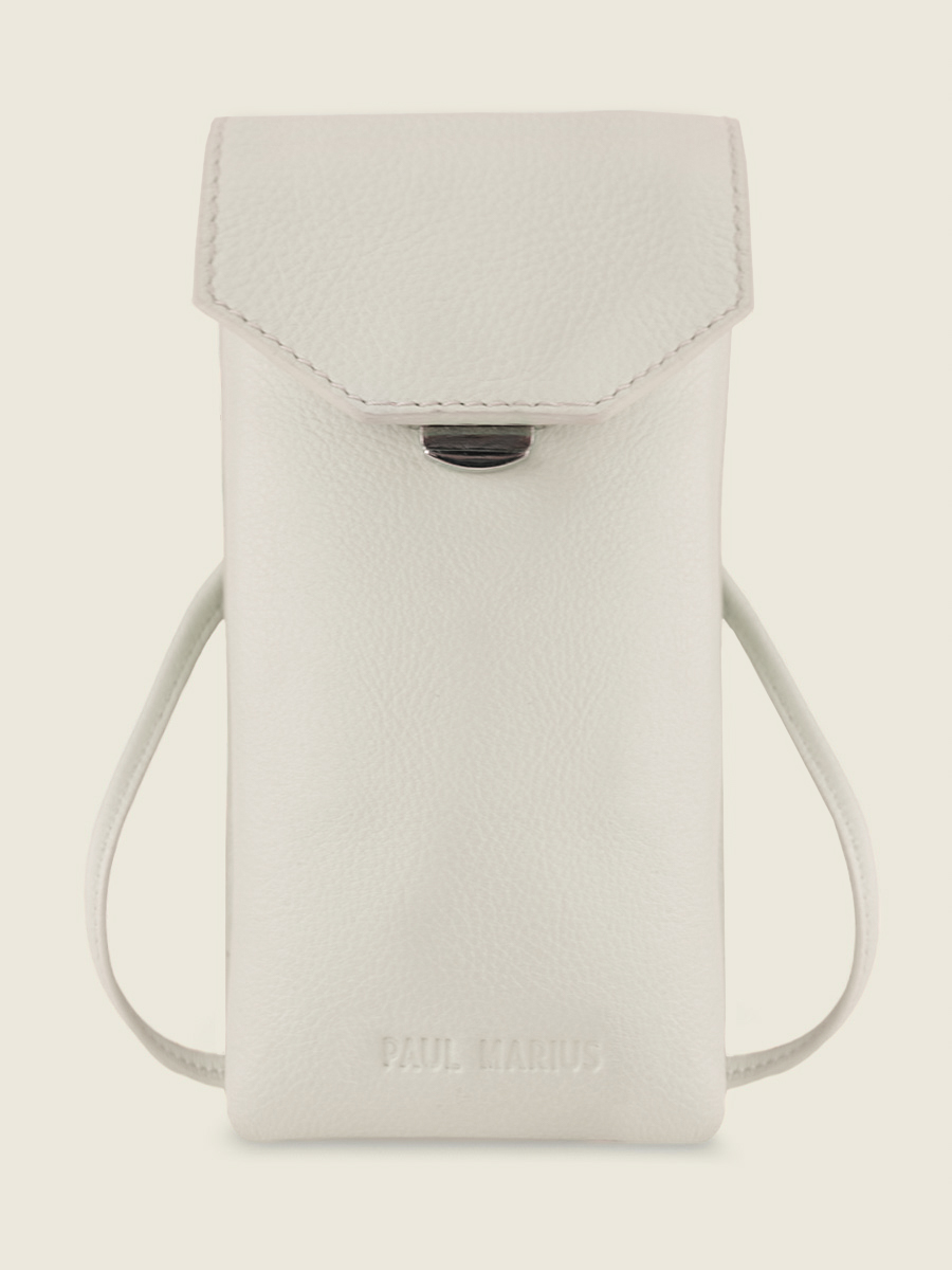 photo-vue-de-face-sac-telephone-cuir-blanc-eva-pastel-craie-paul-marius-m71-pt-w