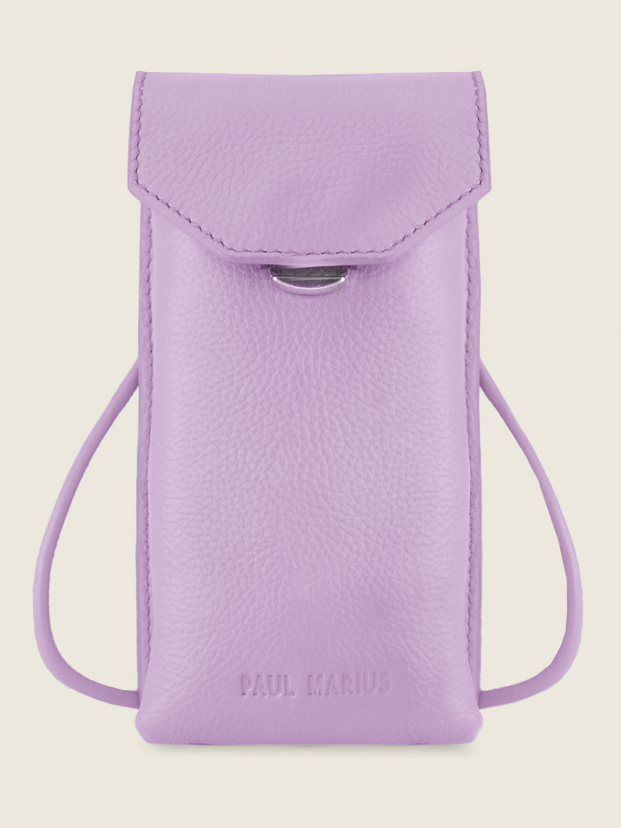 photo-vue-de-face-sac-telephone-cuir-violet-eva-pastel-lilas-paul-marius-m71-pt-p