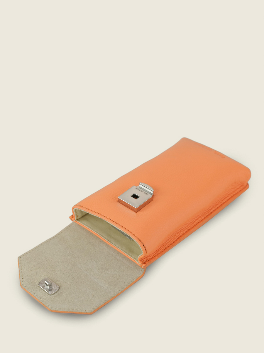 photo-vue-de-dos-sac-telephone-cuir-orange-eva-pastel-abricot-paul-marius-m71-pt-o