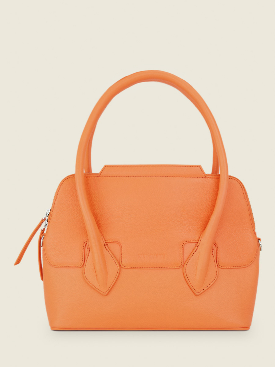 photo-vue-de-cote-sac-main-cuir-orange-gisele-s-pastel-abricot-paul-marius-w32s-pt-o