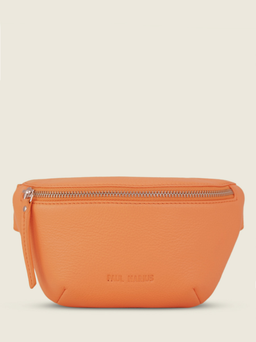 photo-vue-de-cote-mini-sac-banane-cuir-orange-labanane-xs-pastel-abricot-paul-marius-m503xs-pt-o