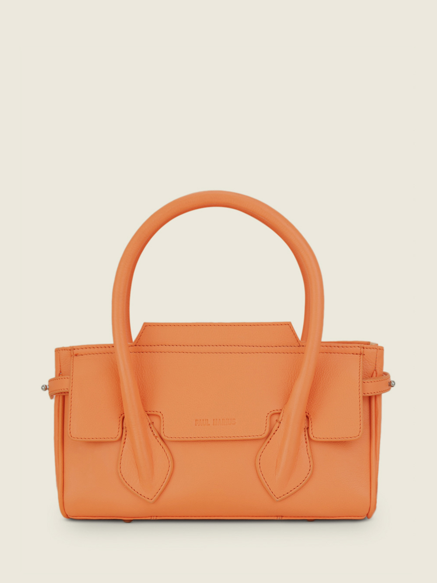 photo-vue-de-cote-sac-main-cuir-orange-madeleine-s-pastel-abricot-paul-marius-w31s-pt-o