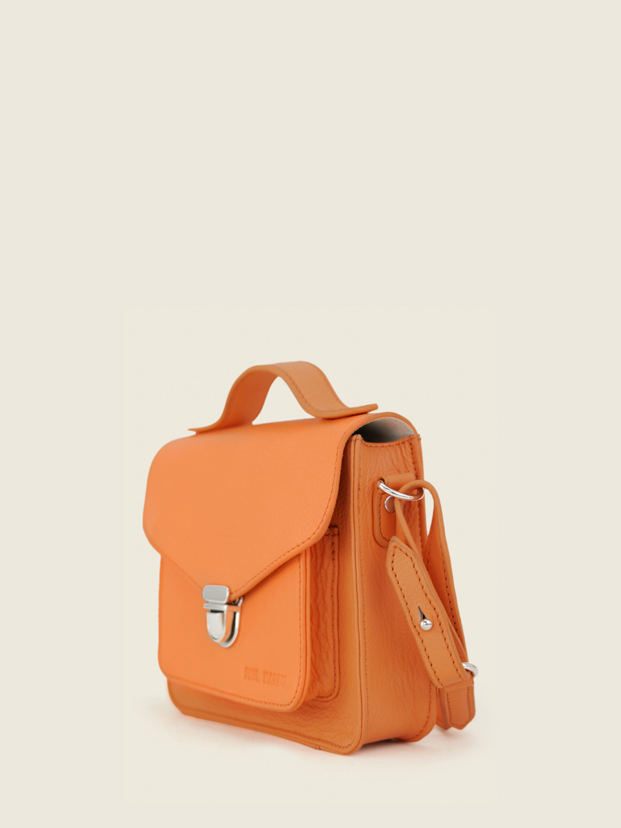 photo-vue-de-cote-mini-sac-main-cuir-orange-femme-mademoiselle-george-xs-pastel-abricot-paul-marius-w05xs-pt-o