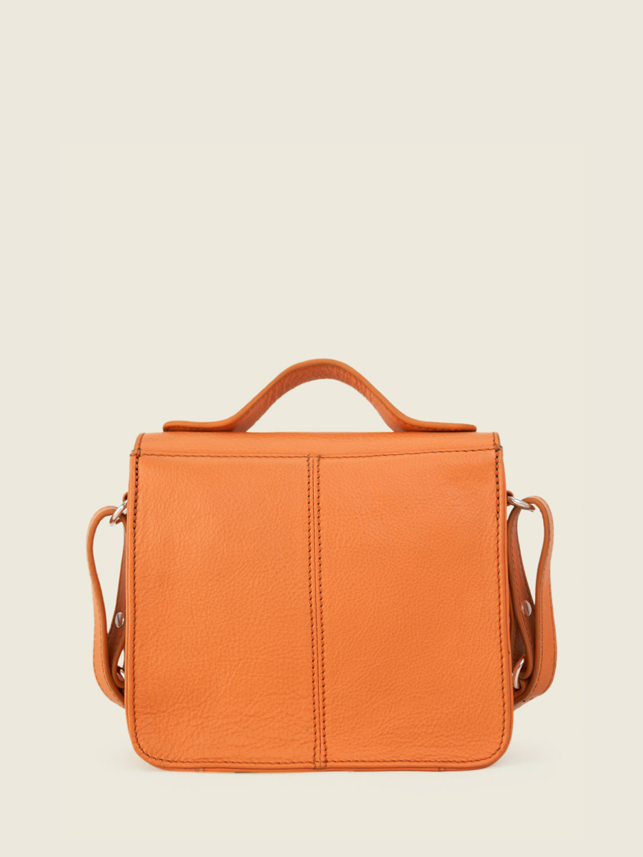 photo-vue-de-dos-mini-sac-main-cuir-orange-femme-mademoiselle-george-xs-pastel-abricot-paul-marius-w05xs-pt-o