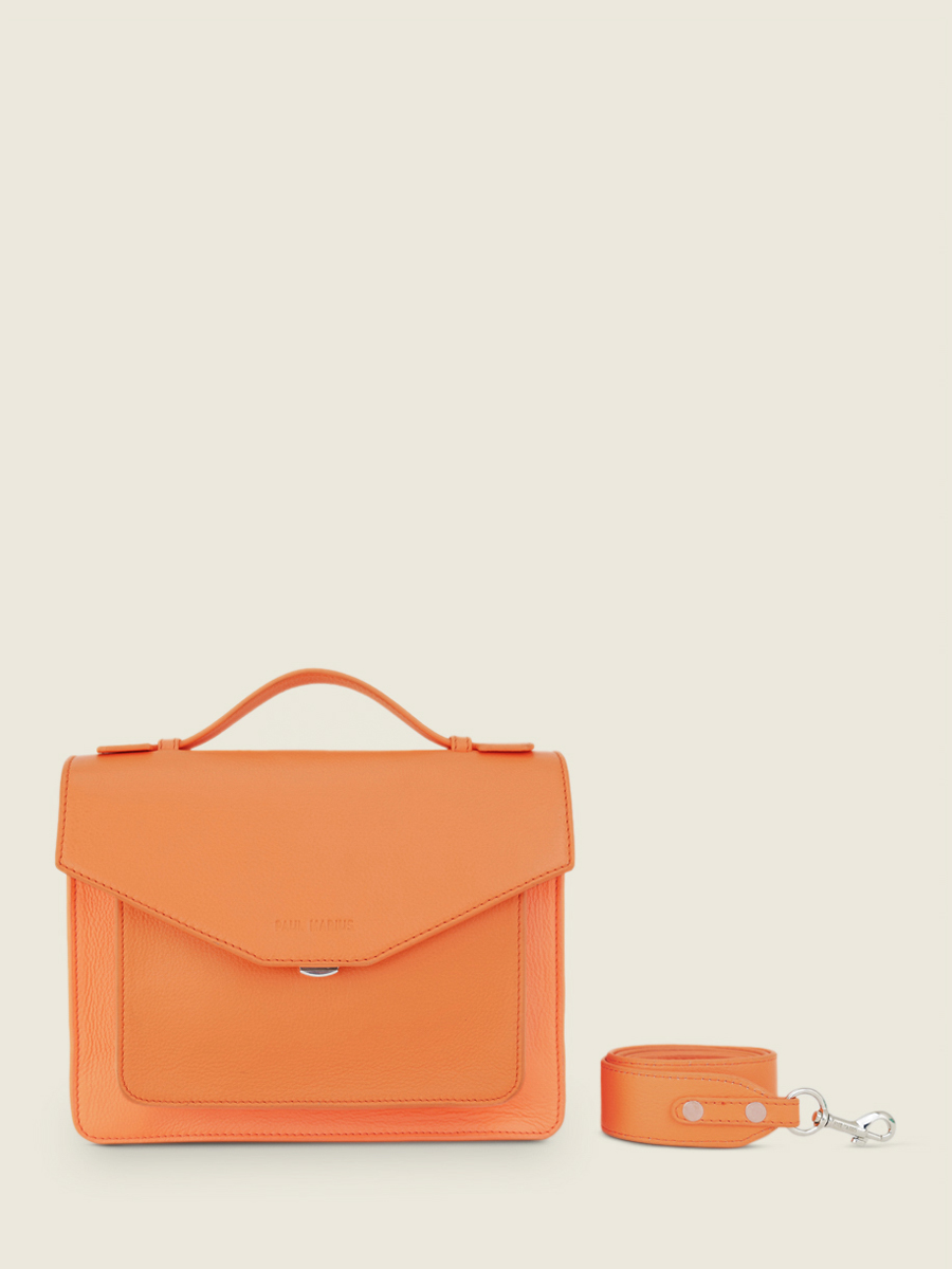 photo-matiere-sac-main-cuir-orange-simone-pastel-abricot-paul-marius-w33-pt-o