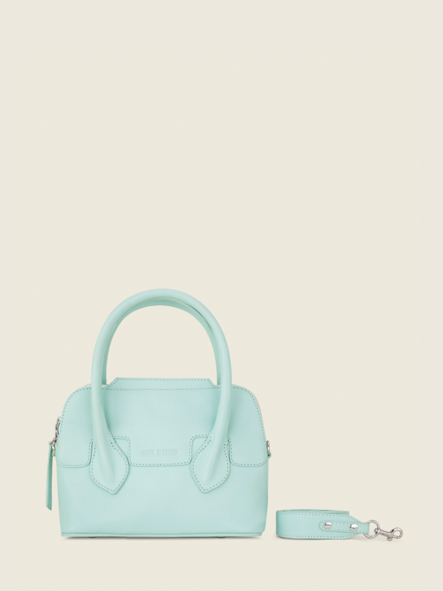 photo-vue-de-face-mini-sac-main-cuir-bleu-gisele-xs-pastel-bleuet-paul-marius-w32xs-pt-blu