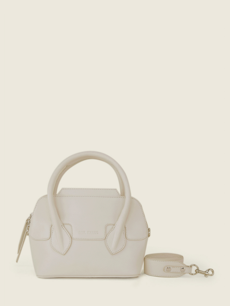 photo-vue-de-cote-mini-sac-main-cuir-blanc-gisele-xs-pastel-craie-paul-marius-w32xs-pt-w