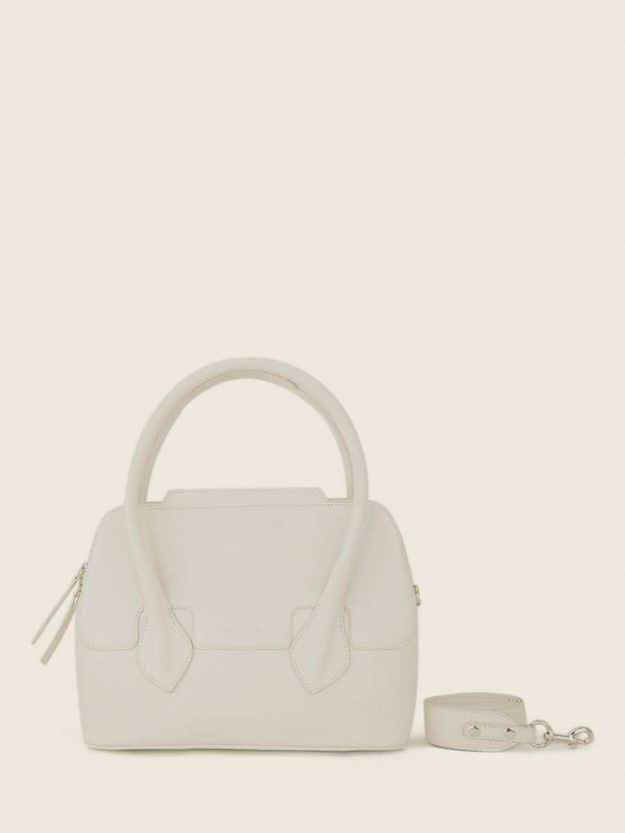 photo-vue-de-cote-sac-main-cuir-blanc-gisele-s-pastel-craie-paul-marius-w32s-pt-w