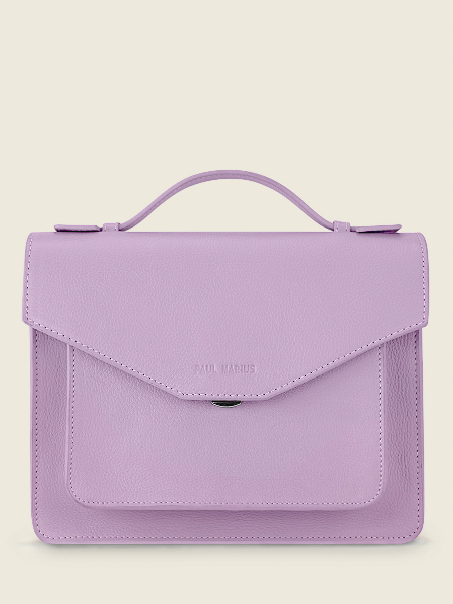 photo-vue-de-face-sac-main-cuir-violet-simone-pastel-lilas-paul-marius-w33-pt-p