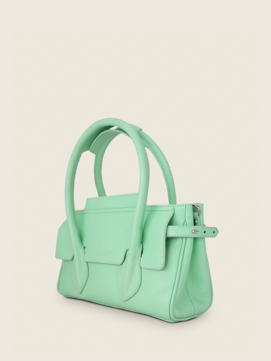 photo-vue-de-dos-sac-main-cuir-vert-madeleine-s-pastel-menthe-paul-marius-w31s-pt-gr