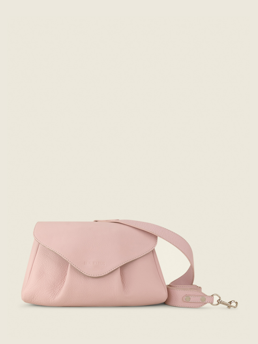 Suzon M Pastel Poudre sac bandouliere cuir rose femme PAUL MARIUS