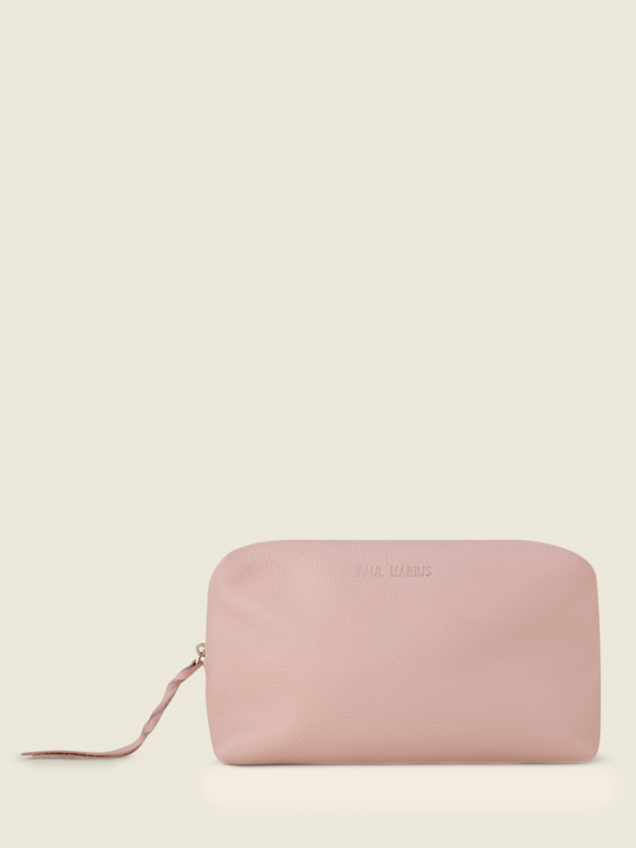 photo-vue-de-face-trousse-maquillage-cuir-rose-adele-pastel-poudre-paul-marius-m500-pt-pi