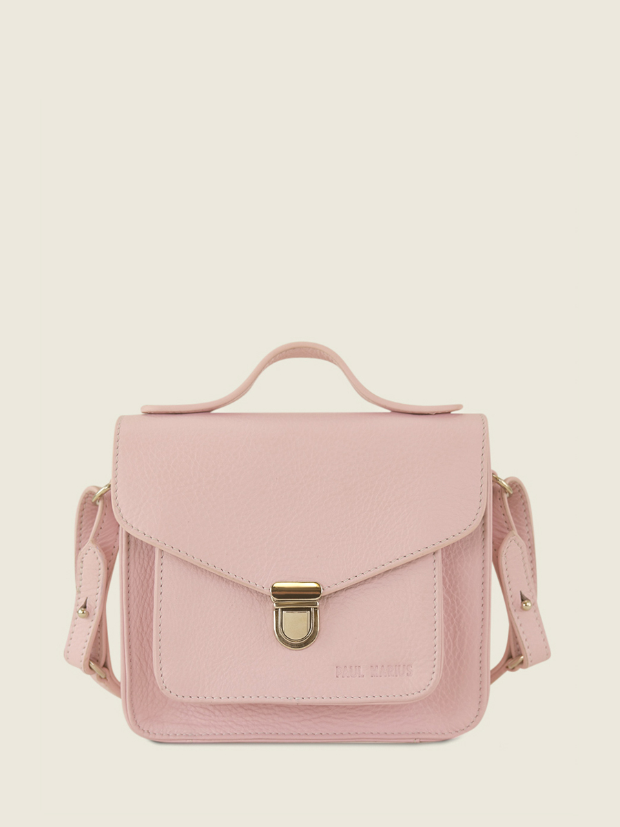 photo-vue-de-face-mini-sac-main-cuir-rose-femme-mademoiselle-george-xs-pastel-pourdre-paul-marius-w05xs-pt-pi