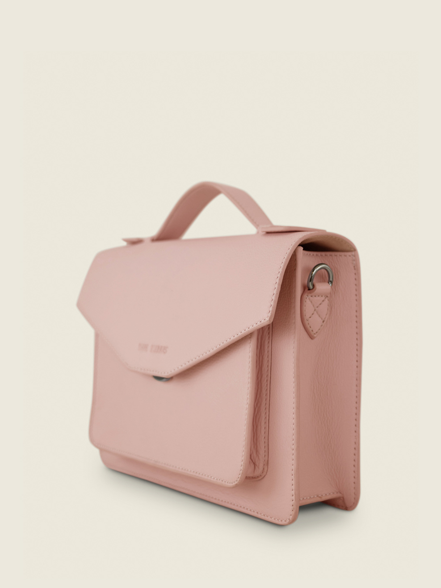 photo-vue-de-cote-sac-main-cuir-rose-simone-pastel-poudre-paul-marius-w33-pt-pi