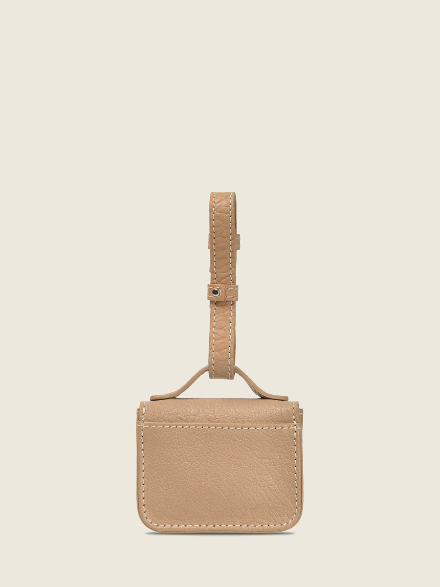 Porte-monnaie Bijou de Sac Mademoiselle George Nano Taupe vue portee