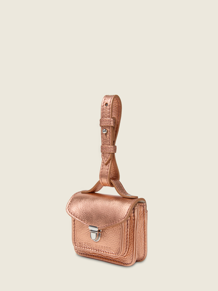 Porte-monnaie Bijou de Sac Mademoiselle George Nano Or Rose vue dos