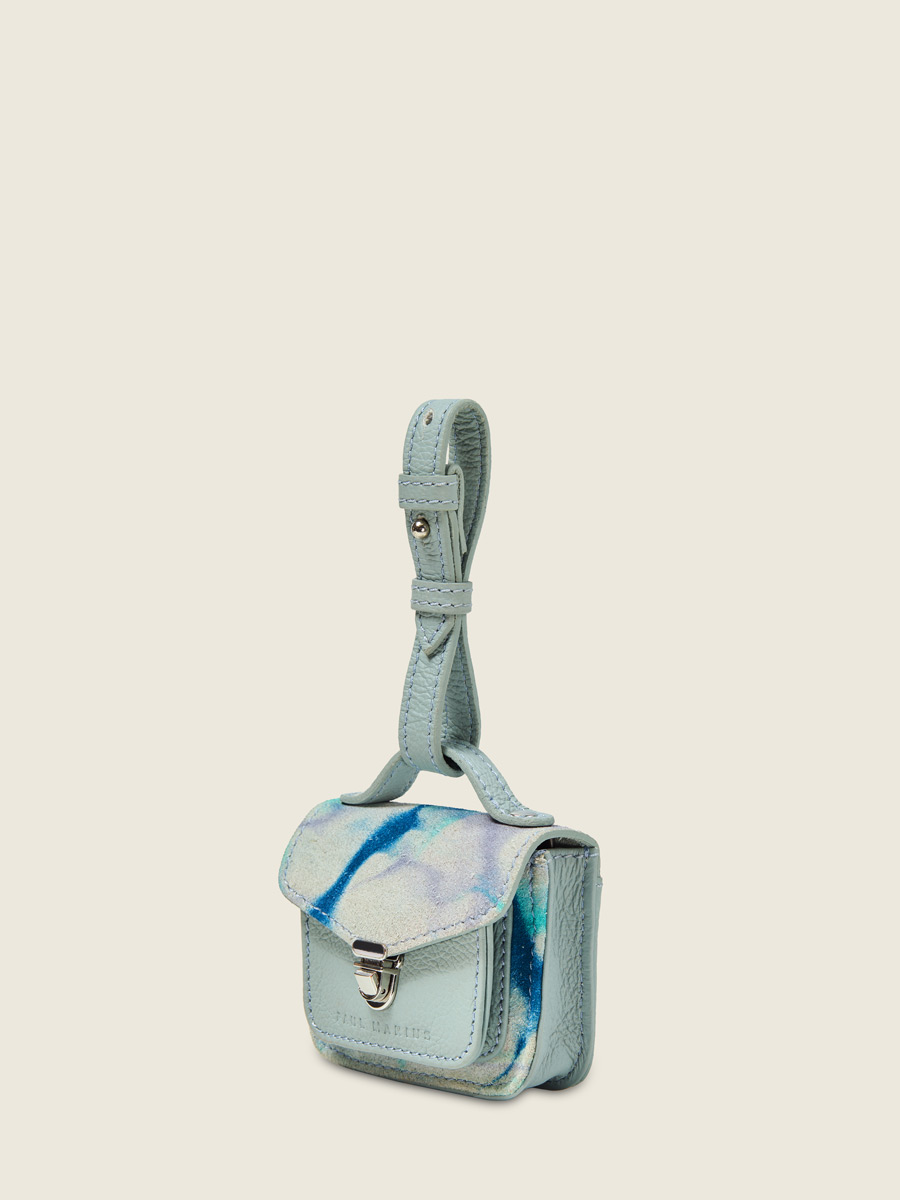 Porte-monnaie Bijou de Sac Mademoiselle George Nano Tie & Dye Bleu vue dos