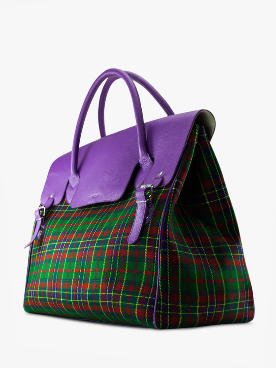 photo-vue-dos-sac-voyage-cuir-tissu-tartan-rouen-delhi-versus-paul-marius-m105-sco-gr-p