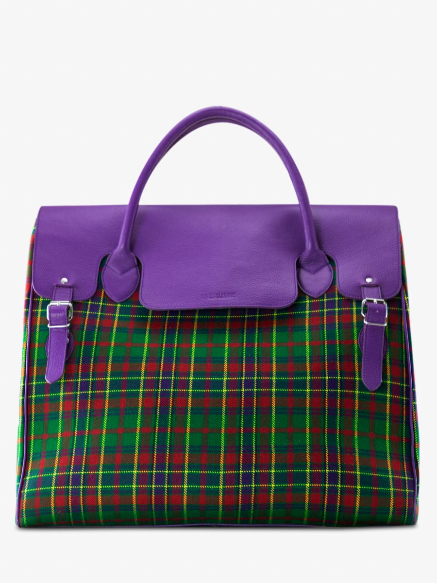 photo-vue-cote-sac-voyage-cuir-tissu-tartan-rouen-delhi-versus-paul-marius-m105-sco-gr-p