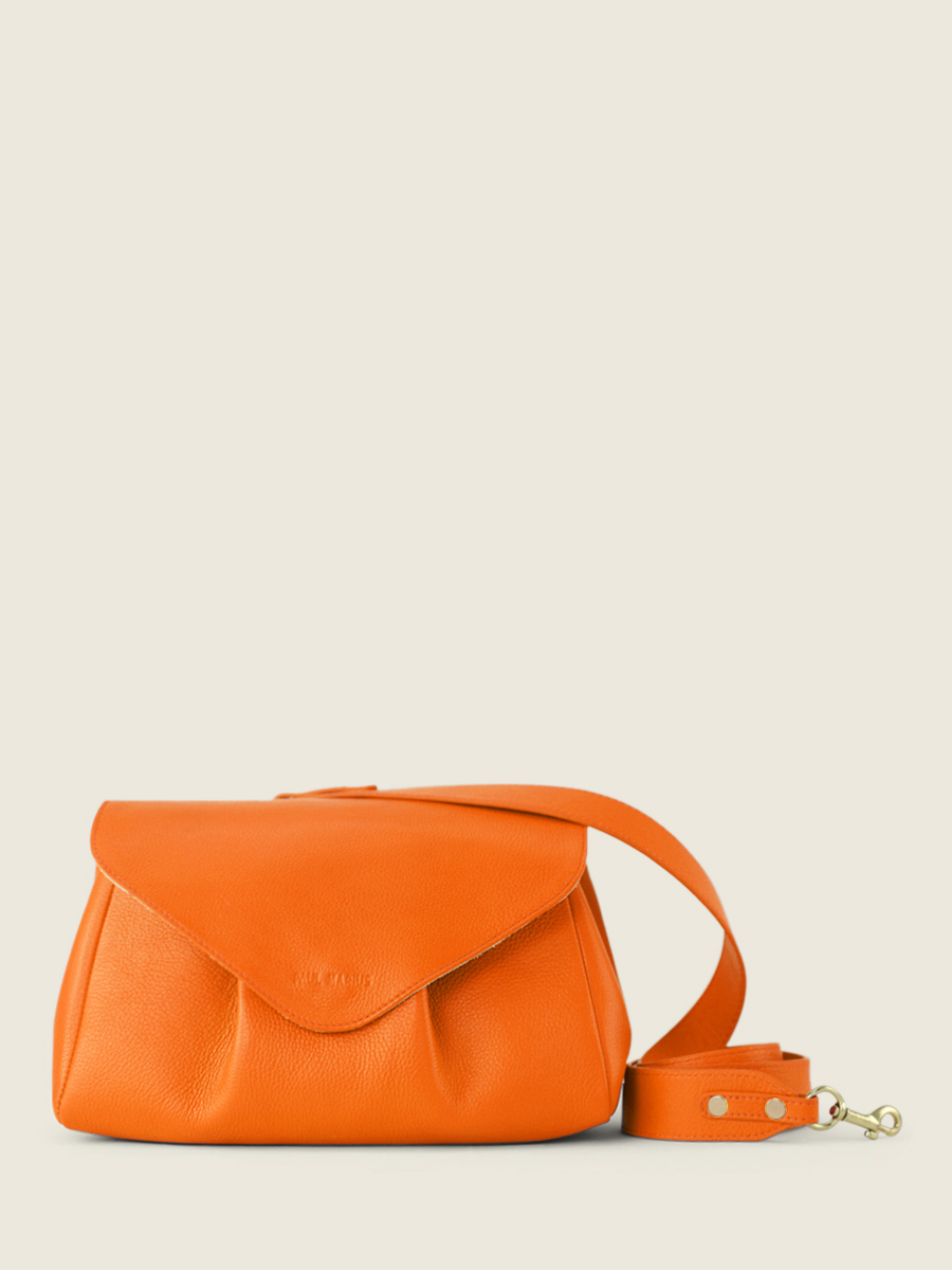 photo-vue-cote-sac-bandouliere-cuir-orange-suzon-m-sorbet-mangue-paul-marius-w25m-sb-o